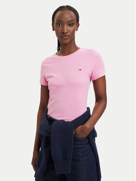 Tommy Jeans Tommy Jeans T-Shirt DW0DW20459 Hellrosa Slim Fit