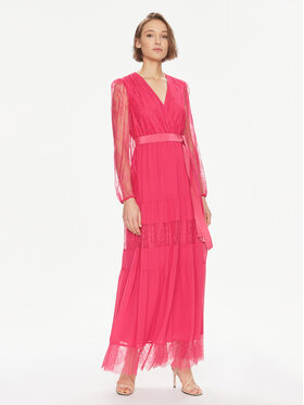TWINSET TWINSET Večerna obleka Abito 241TE2121 Roza Regular Fit