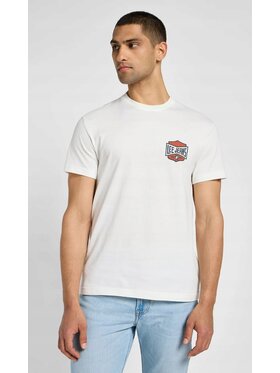 Lee Lee T-Shirt SS Relaxed Tee Biały Relaxed Fit