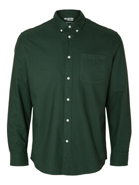Selected Homme Selected Homme Marškiniai 16077359 Žalia Regular Fit