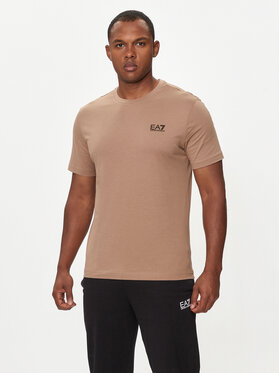 EA7 Emporio Armani EA7 Emporio Armani Тишърт 8NPT25 PJVPZ 1745 Бежов Regular Fit