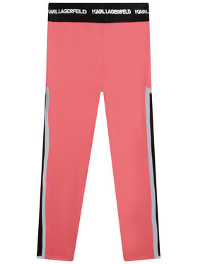 Karl Lagerfeld Kids Karl Lagerfeld Kids Leggings Z14202 D Ružičasta Regular Fit