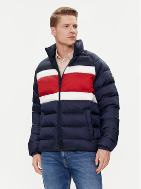 Tommy Jeans Tommy Jeans Geacă din puf DM0DM18012 Bleumarin Regular Fit