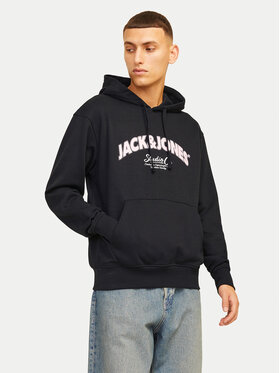 Jack&Jones Jack&Jones Majica dugih rukava Bronx 12262919 Crna Regular Fit