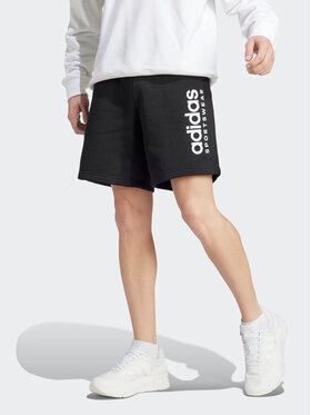 adidas adidas Szorty sportowe All SZN Fleece Graphic Shorts IC9792 Czarny Regular Fit