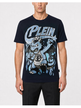 PHILIPP PLEIN PHILIPP PLEIN T-Shirt 31116 Granatowy Regular Fit
