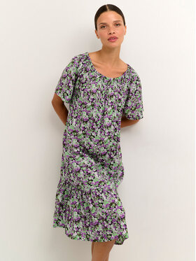Kaffe Kaffe Sommerkleid Lorania 10507492 Bunt Regular Fit