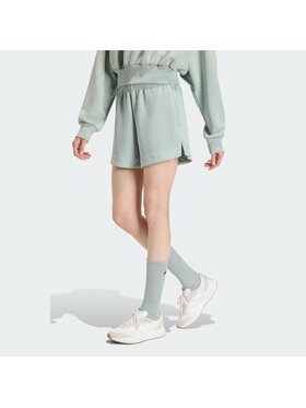 adidas adidas Sportiniai šortai Soft Lux KA6996 Žalia Loose Fit