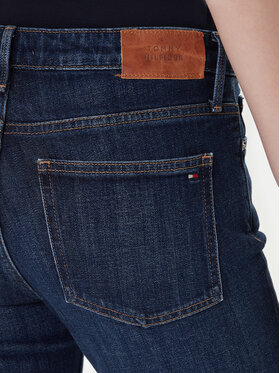 Tommy Hilfiger Tommy Hilfiger Jeans hlače WW0WW42490 Mornarsko modra Bootcut Fit