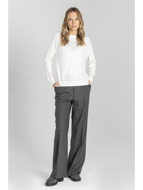 Deni Cler Milano Deni Cler Milano Sweter T-DC-S478-E5-90-10-1 Biały Regular Fit