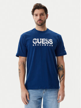 Guess Guess Tricou F5GI11 I3Z14 Albastru Oversize