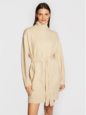 Edited Edited Kötött ruha Okka EDT6398001000003 Bézs Relaxed Fit