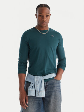 Robe di Kappa Robe di Kappa Longsleeve 631189W Zielony Slim Fit