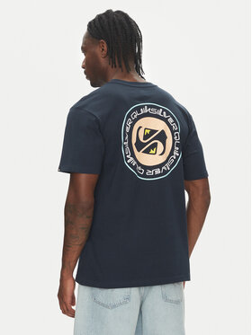 Quiksilver Quiksilver T-särk Circle Back Ss EQYZT08054 Tumesinine Regular Fit