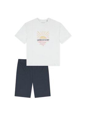 SCHIESSER SCHIESSER Piżama 28248 Kolorowy Comfort Fit