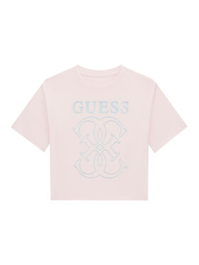 Guess Guess Tričko J6RI22 K8HM4 Ružová Regular Fit
