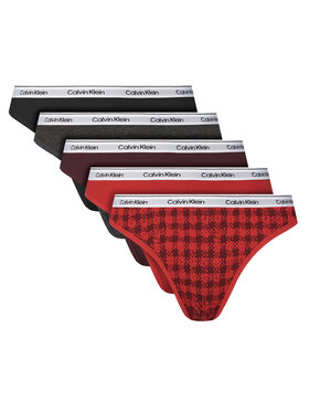 Calvin Klein Underwear Calvin Klein Underwear Set od 5 pari klasičnih gaćica 000QD5208E Šarena