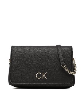 Calvin Klein Calvin Klein Kabelka Re-Lock Shoulder Bag W/Flap K60K610455 Čierna