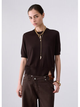 Liu Jo Liu Jo Sweter WF6419MA16R91106 Brązowy Regular Fit