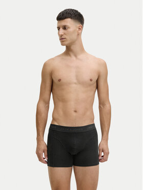 Jack & Jones Jack & Jones Комплект боксерки и чорапи Trent Giftbox 12285126 Черен