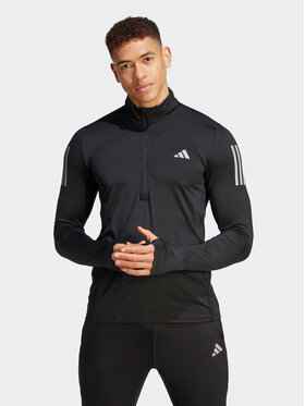 adidas adidas Тениска от техническо трико Own the Run IK9562 Черен Regular Fit