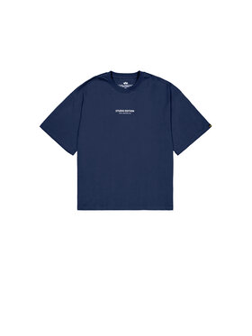 Alpha Industries Alpha Industries T-Shirt Studio Edition Backprint T-Shirt Granatowy Loose Fit