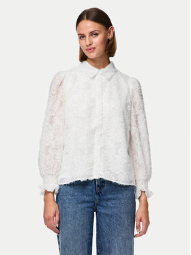 Pieces Pieces Marškiniai Pina 17154276 Balta Regular Fit