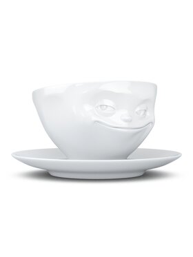 58 products 58 products Filiżanka ze spodkiem uniwersalna - Grinning Biały