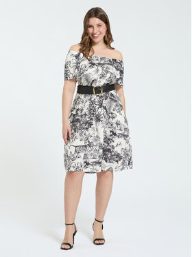 Fiorella Rubino Fiorella Rubino Vestito da giorno 7025L001199N0S1 Nero A-Line Fit
