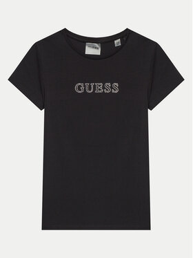 Guess Guess Тишърт J4RI49 J1314 Черен Regular Fit