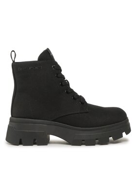 Calvin Klein Jeans Calvin Klein Jeans Aulinukai Chunky Combat Laceup Boot Co YW0YW01239 Juoda