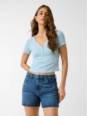 Guess Jeans Guess Jeans Top 181312 Niebieski Classic Fit