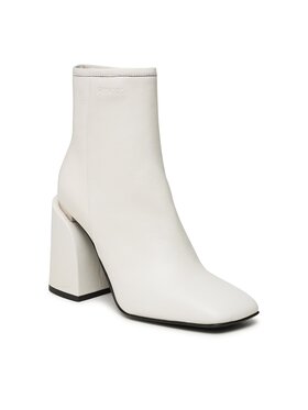Pinko Pinko Bottines Tea Tronchetto PE 23 BLKS1 100664 A0N9 Blanc