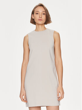 Calvin Klein Calvin Klein Sukienka codzienna K20K207257 Beżowy Slim Fit