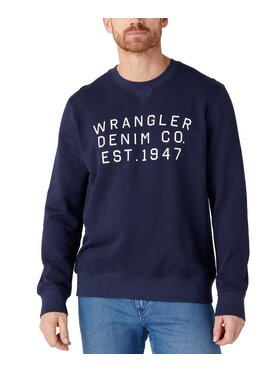 Wrangler Wrangler Bluza W646HA114 Granatowy Regular Fit