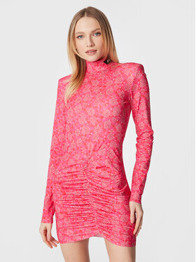 ROTATE ROTATE Koktel haljina Mikiii RT2149 Ružičasta Slim Fit