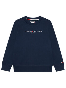 Tommy Hilfiger Tommy Hilfiger Majica dugih rukava Essential Sweatshirt KS0KS00212 Tamnoplava Regular Fit