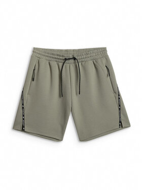 4F 4F Szorty sportowe SPORTS CLUB Khaki Regular Fit