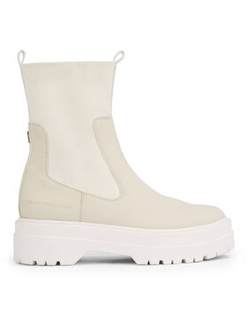 Tommy Hilfiger Tommy Hilfiger Боти тип челси Feminine Seasonal FW0FW07226 Бежов