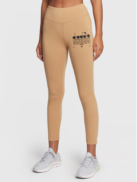 Diadora Diadora Colanți Manifesto 502.179484 Bej Slim Fit