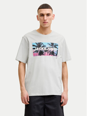 Jack & Jones Jack & Jones Tricou Indiana Tee 12288112 Gri Regular Fit