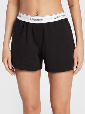 Calvin Klein Underwear Calvin Klein Underwear Пижамени шорти 000QS6871E Черен Regular Fit