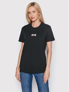 Vans Vans T-Shirt Future Is Bright VN0A5LCZ Černá Regular Fit