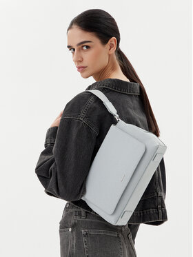Calvin Klein Calvin Klein Kabelka Ck Must Satchel_Mono K60K613181 Šedá