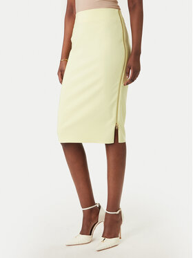 Rinascimento Rinascimento Spódnica ołówkowa CFC0127985003 Żółty Slim Fit
