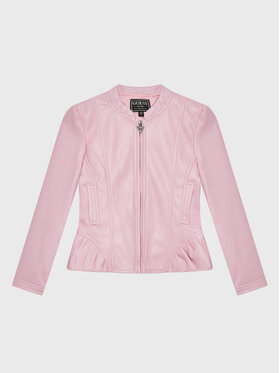 Guess Guess Giacca in similpelle J3RL17 WE8D0 Rosa Regular Fit