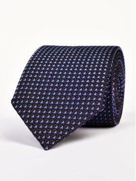 ELSNER ELSNER Cravatta JEDWAB ŻAKARD A0885 Blu scuro