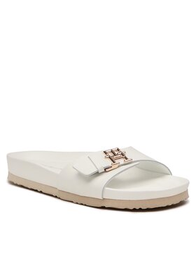 Tommy Hilfiger Tommy Hilfiger Pantoletten Th Mule Sandal FW0FW07134 Weiß