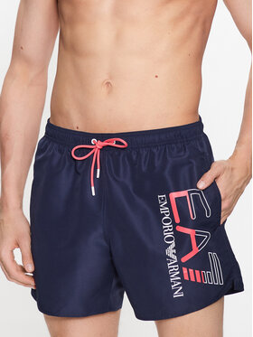 EA7 Emporio Armani EA7 Emporio Armani Plavecké šortky 902000 3R736 06935 Tmavomodrá Regular Fit