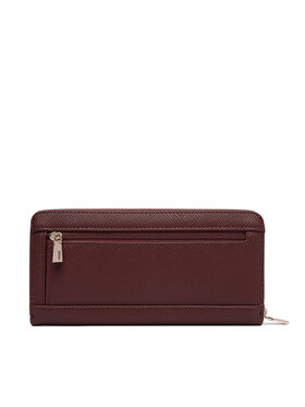 GUESS Portefeuille LAUREL Large rouge foncé